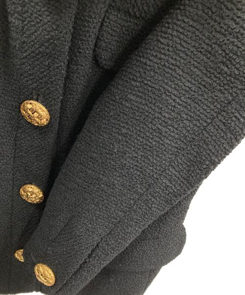 CHANEL（シャネル）CHANEL (シャネル) ノーカラージャケット ブラック サイズ:36の古着・服飾アイテム