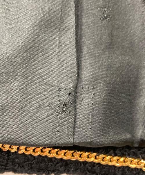 CHANEL（シャネル）CHANEL (シャネル) ノーカラージャケット ブラック サイズ:36の古着・服飾アイテム