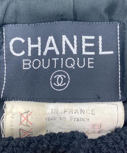 CHANEL（シャネル）CHANEL (シャネル) ノーカラージャケット ブラック サイズ:36の古着・服飾アイテム