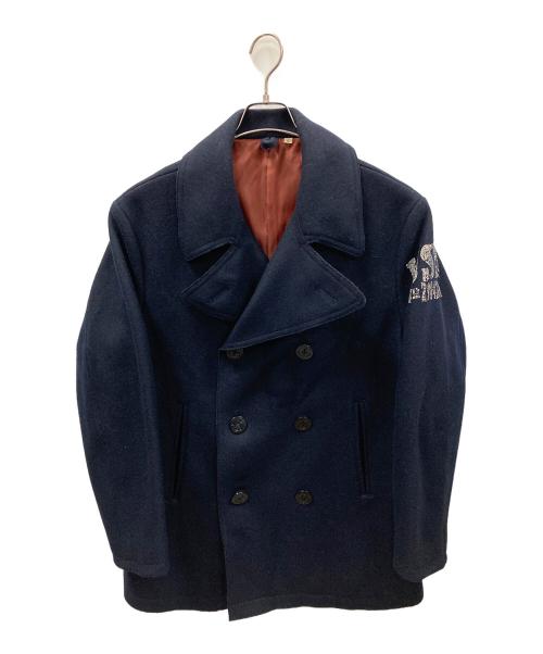 AVIREX（アヴィレックス）AVIREX (アヴィレックス) Pコート ネイビー サイズ:XLの古着・服飾アイテム