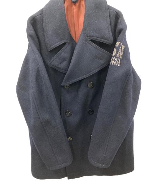 AVIREX（アヴィレックス）AVIREX (アヴィレックス) Pコート ネイビー サイズ:XLの古着・服飾アイテム