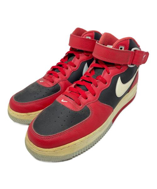 NIKE（ナイキ）NIKE (ナイキ) ハイカットスニーカー Air Force 1 Mid Split（エアフォース1 ミッド スプリット） レッド サイズ:28cmの古着・服飾アイテム