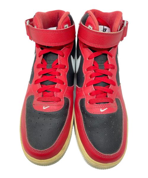 NIKE（ナイキ）NIKE (ナイキ) ハイカットスニーカー Air Force 1 Mid Split（エアフォース1 ミッド スプリット） レッド サイズ:28cmの古着・服飾アイテム