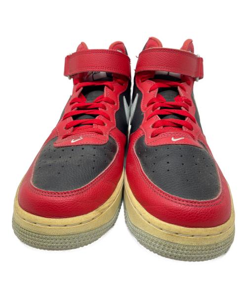 NIKE（ナイキ）NIKE (ナイキ) ハイカットスニーカー Air Force 1 Mid Split（エアフォース1 ミッド スプリット） レッド サイズ:28cmの古着・服飾アイテム