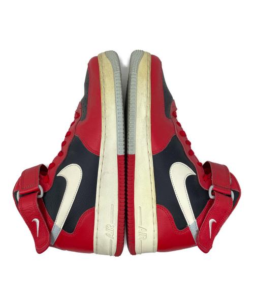 NIKE（ナイキ）NIKE (ナイキ) ハイカットスニーカー Air Force 1 Mid Split（エアフォース1 ミッド スプリット） レッド サイズ:28cmの古着・服飾アイテム