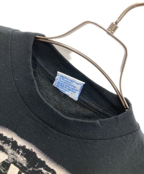 ALL SPORT（オールスポーツ）ALL SPORT (オールスポーツ) Tシャツ HOLLYWOOD（ハリウッド） ブラック×ホワイト サイズ:Mの古着・服飾アイテム