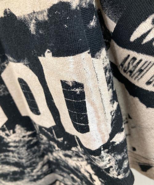 ALL SPORT（オールスポーツ）ALL SPORT (オールスポーツ) Tシャツ HOLLYWOOD（ハリウッド） ブラック×ホワイト サイズ:Mの古着・服飾アイテム