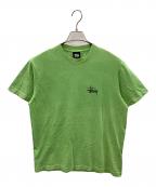 stussyステューシー）の古着「Tシャツ」｜黄緑