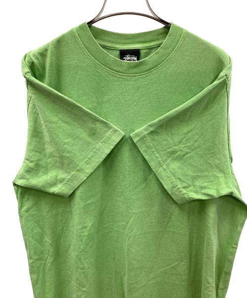 stussy（ステューシー）stussy (ステューシー) Tシャツ 黄緑 サイズ:Mの古着・服飾アイテム