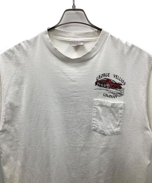 ONEITA（オニータ）ONEITA (オニータ) ポケットTシャツ ホワイト サイズ:実寸サイズにてご確認ください。の古着・服飾アイテム