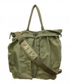 goaゴア）の古着「2WAYバッグ ハンドバッグ ショルダーバッグ ミリタリーバッグ GOA-17 Flyers Helmet Bag（ゴア-17 フライヤーズ ヘルメット バッグ）」｜オリーブ