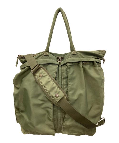 goa（ゴア）goa (ゴア) 2WAYバッグ ハンドバッグ ショルダーバッグ ミリタリーバッグ GOA-17 Flyers Helmet Bag（ゴア-17 フライヤーズ ヘルメット バッグ） オリーブ サイズ:実寸サイズにてご確認ください。の古着・服飾アイテム