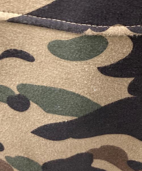 A BATHING APE（アベイシングエイプ）A BATHING APE (アベイシングエイプ) ジップパーカー 1ST CAMO WINDSTOPPER SHARK HOODIE（ファースト カモ ウインドストッパー シャーク フーディ） オリーブ サイズ:XLの古着・服飾アイテム