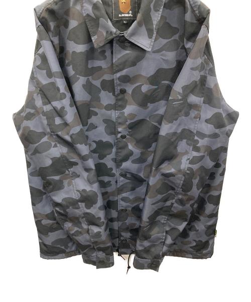 Mr.BATHING APE（ミスターベイジングエイプ）Mr.BATHING APE (ミスターベイジングエイプ) コーチジャケット ブラック サイズ:Lの古着・服飾アイテム