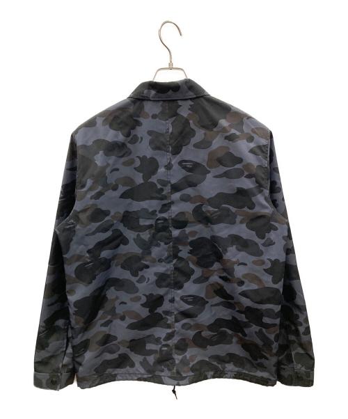 Mr.BATHING APE（ミスターベイジングエイプ）Mr.BATHING APE (ミスターベイジングエイプ) コーチジャケット ブラック サイズ:Lの古着・服飾アイテム