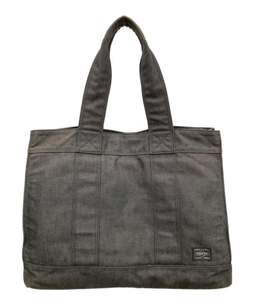 PORTER（ポーター）PORTER (ポーター) トートバッグ スモーキー ブラック サイズ:実寸サイズにてご確認ください。の古着・服飾アイテム