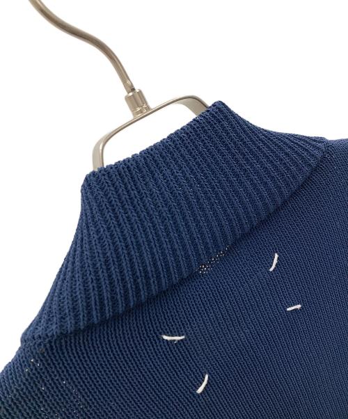 Maison Margiela（メゾンマルジェラ）Maison Margiela (メゾンマルジェラ) ジップカーディガン ドライバーズニット ブルー サイズ:1の古着・服飾アイテム