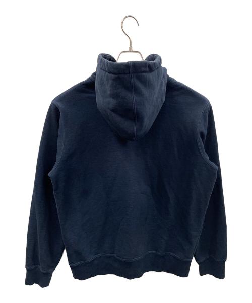 SUPREME（シュプリーム）SUPREME (シュプリーム) ジップパーカー Small Box Zip Up Hooded Sweatshirt（スモール ボックス ジップ アップ フーデッド スウェットシャツ） ネイビー サイズ:Mediumの古着・服飾アイテム