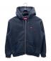 SUPREME（シュプリーム）の古着「ジップパーカー Small Box Zip Up Hooded Sweatshirt（スモール ボックス ジップ アップ フーデッド スウェットシャツ）」｜ネイビー