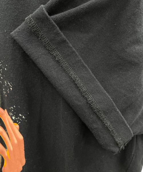 OFFWHITE（オフホワイト）OFFWHITE (オフホワイト) シャツ 18SS DIAG FIRE SPLICED S/S T-SHIRT（ダイアゴナル ファイア スプライスド 半袖Tシャツ） ブラック サイズ:Mの古着・服飾アイテム