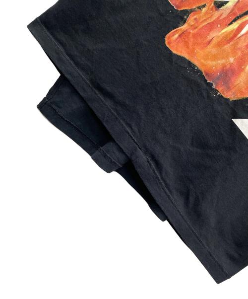 OFFWHITE（オフホワイト）OFFWHITE (オフホワイト) シャツ 18SS DIAG FIRE SPLICED S/S T-SHIRT（ダイアゴナル ファイア スプライスド 半袖Tシャツ） ブラック サイズ:Mの古着・服飾アイテム