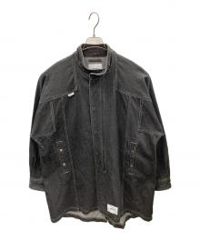 WTAPS（ダブルタップス）の古着「カバーオール トンプソン フィッシュテールデニムコート」｜ブラック