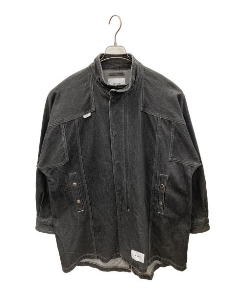 WTAPS（ダブルタップス）WTAPS (ダブルタップス) カバーオール トンプソン フィッシュテールデニムコート ブラック サイズ:X02の古着・服飾アイテム