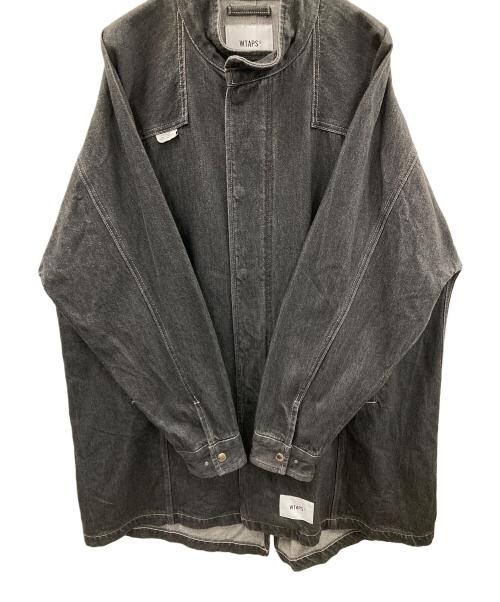 WTAPS（ダブルタップス）WTAPS (ダブルタップス) カバーオール トンプソン フィッシュテールデニムコート ブラック サイズ:X02の古着・服飾アイテム