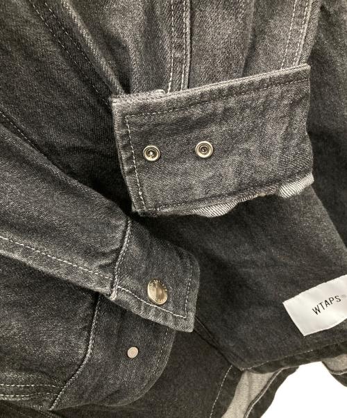 WTAPS（ダブルタップス）WTAPS (ダブルタップス) カバーオール トンプソン フィッシュテールデニムコート ブラック サイズ:X02の古着・服飾アイテム