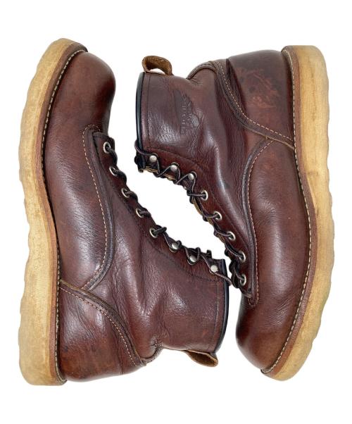 RED WING（レッドウィング）RED WING (レッドウィング) レースアップブーツ ラインマン ブラウン サイズ:USA 8の古着・服飾アイテム