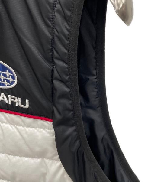 SUBARU（スバル）SUBARU (スバル) 中綿ベスト STI ブルー×ホワイト サイズ:Mの古着・服飾アイテム