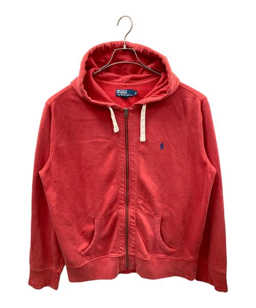 POLO RALPH LAUREN（ポロ・ラルフローレン）POLO RALPH LAUREN (ポロ・ラルフローレン) ジップパーカー レッド サイズ:XLの古着・服飾アイテム
