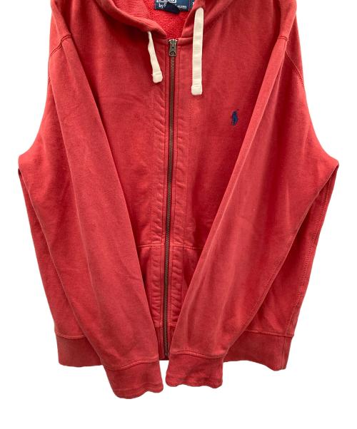 POLO RALPH LAUREN（ポロ・ラルフローレン）POLO RALPH LAUREN (ポロ・ラルフローレン) ジップパーカー レッド サイズ:XLの古着・服飾アイテム