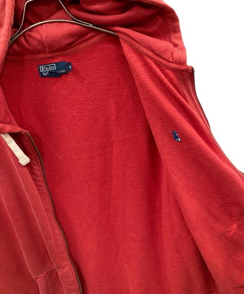 POLO RALPH LAUREN（ポロ・ラルフローレン）POLO RALPH LAUREN (ポロ・ラルフローレン) ジップパーカー レッド サイズ:XLの古着・服飾アイテム