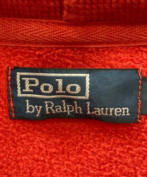 POLO RALPH LAUREN（ポロ・ラルフローレン）POLO RALPH LAUREN (ポロ・ラルフローレン) ジップパーカー レッド サイズ:XLの古着・服飾アイテム