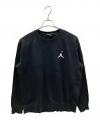 NIKEナイキ）の古着「スウェット JORDAN FLIGHT FLEECE CREW SWEAT（ジョーダン フライト フリース クルー スウェット）」｜ブラック