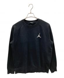 NIKE（ナイキ）の古着「スウェット JORDAN FLIGHT FLEECE CREW SWEAT（ジョーダン フライト フリース クルー スウェット）」｜ブラック