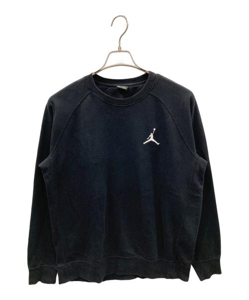 NIKE（ナイキ）NIKE (ナイキ) スウェット JORDAN FLIGHT FLEECE CREW SWEAT（ジョーダン フライト フリース クルー スウェット） ブラック サイズ:Lの古着・服飾アイテム