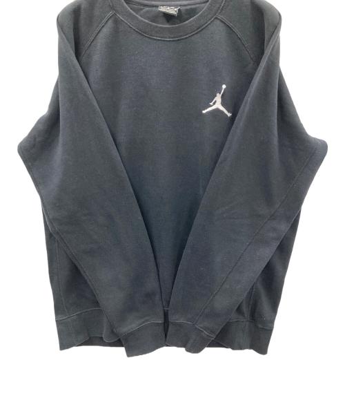 NIKE（ナイキ）NIKE (ナイキ) スウェット JORDAN FLIGHT FLEECE CREW SWEAT（ジョーダン フライト フリース クルー スウェット） ブラック サイズ:Lの古着・服飾アイテム