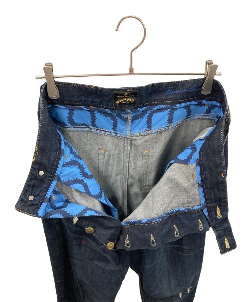 Vivienne Westwood ANGLOMANIA（ヴィヴィアンウエストウッドアングロマニア）Vivienne Westwood ANGLOMANIA (ヴィヴィアンウエストウッドアングロマニア) デニムパンツ インディゴ サイズ:30の古着・服飾アイテム