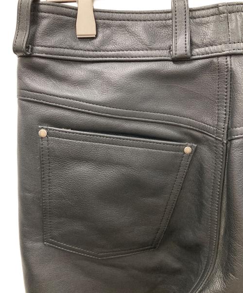 HARLEY-DAVIDSON（ハーレーダビッドソン）HARLEY-DAVIDSON (ハーレーダビッドソン) レザーパンツ ブラック サイズ:Lの古着・服飾アイテム