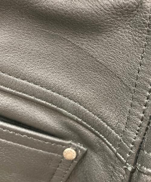 HARLEY-DAVIDSON（ハーレーダビッドソン）HARLEY-DAVIDSON (ハーレーダビッドソン) レザーパンツ ブラック サイズ:Lの古着・服飾アイテム