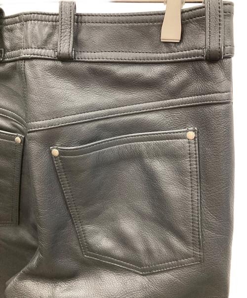 HARLEY-DAVIDSON（ハーレーダビッドソン）HARLEY-DAVIDSON (ハーレーダビッドソン) レザーパンツ ブラック サイズ:Lの古着・服飾アイテム