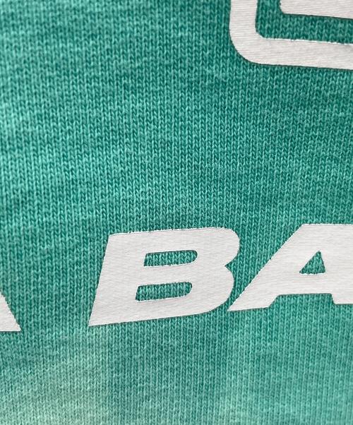 Aape BY A BATHING APE（エーエイプ バイ アベイシングエイプ）Aape BY A BATHING APE (エーエイプ バイ アベイシングエイプ) スウェット タイダイ エイリアン レタープリント クルーネック プルオーバー ミントグリーン サイズ:Mの古着・服飾アイテム