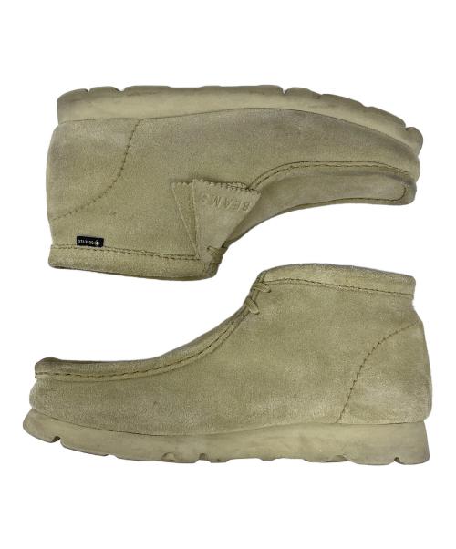 CLARKS（クラークス）CLARKS (クラークス) BEAMS (ビームス) ブーツ スウェード WALLABEE BT BGTX（ワラビー ブーツ ゴアテックス） カーキ サイズ:実寸サイズにてご確認ください。の古着・服飾アイテム