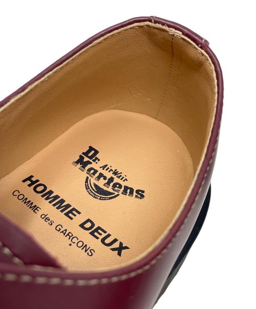 COMME des GARCONS HOMME DEUX（コムデギャルソン オム ドゥ）COMME des GARCONS HOMME DEUX (コムデギャルソン オム ドゥ) Dr.Martens (ドクターマーチン) レザーシューズ バーガンディー サイズ:UK6の古着・服飾アイテム