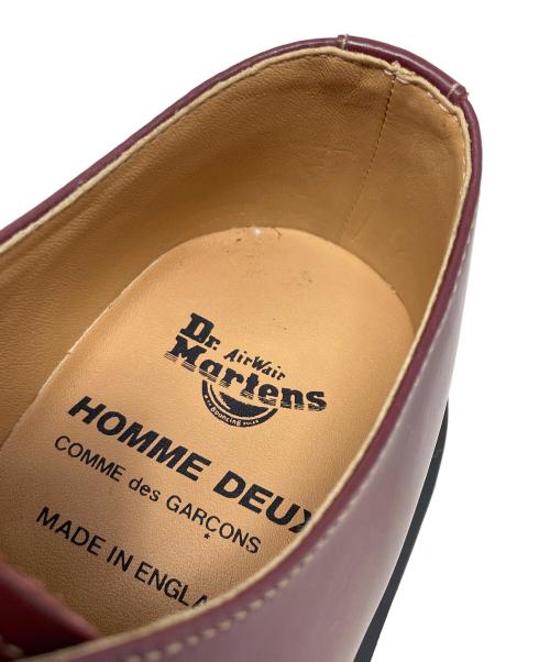 COMME des GARCONS HOMME DEUX（コムデギャルソン オム ドゥ）COMME des GARCONS HOMME DEUX (コムデギャルソン オム ドゥ) Dr.Martens (ドクターマーチン) レザーシューズ バーガンディー サイズ:UK6の古着・服飾アイテム