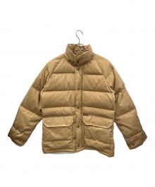 Eddie Bauer（エディーバウアー）の古着「ダウンジャケット」｜カーキ×ベージュ