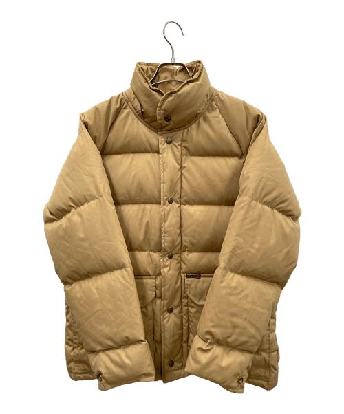 Eddie Bauer（エディーバウアー）Eddie Bauer (エディーバウアー) ダウンジャケット カーキ×ベージュ サイズ:実寸サイズにてご確認ください。の古着・服飾アイテム