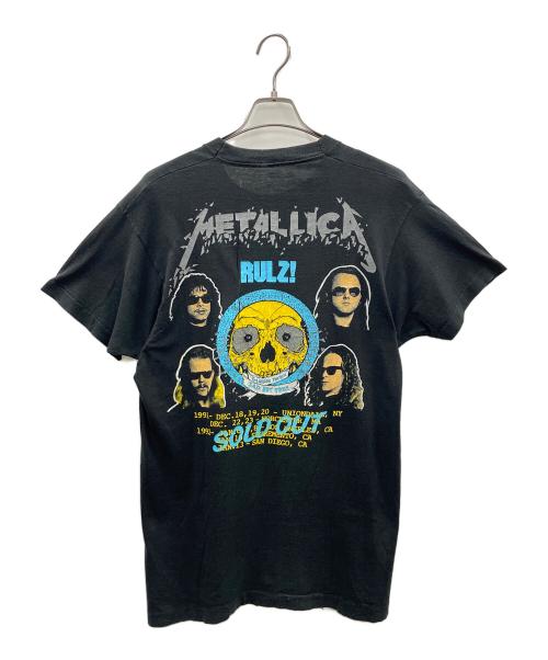 METALLICA（メタリカ）METALLICA (メタリカ) バンドTシャツ ブラック サイズ:実寸サイズにてご確認ください。の古着・服飾アイテム